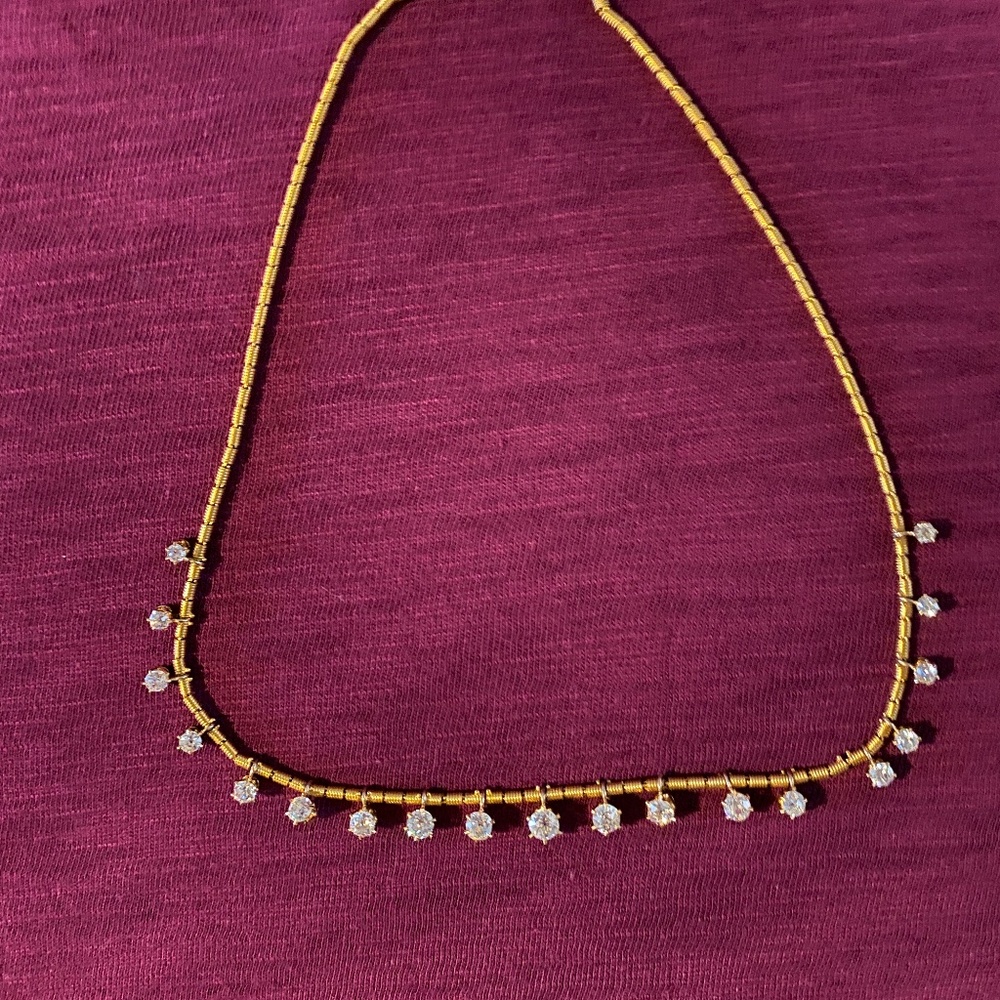 1920's Old European Diamond Choker Antique-current Appraisal attached